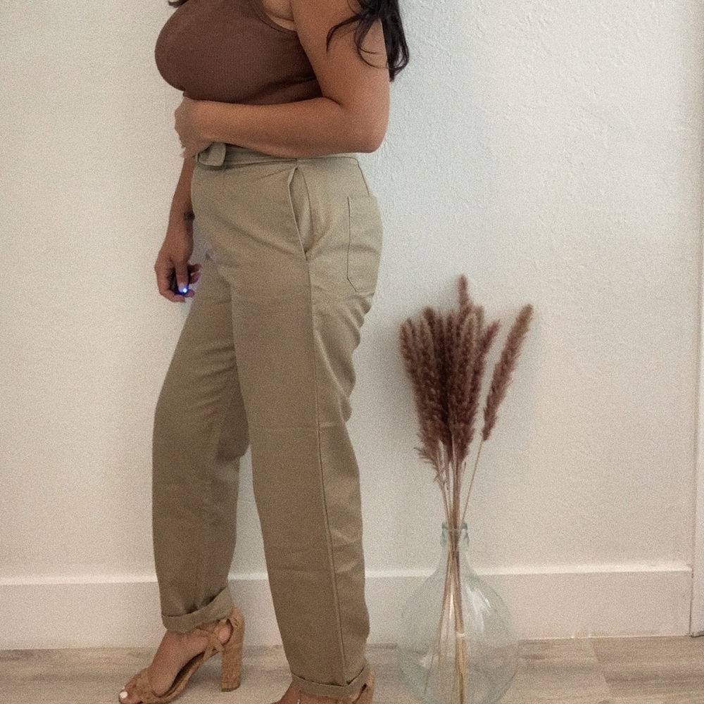 Zara high waisted trousers pant